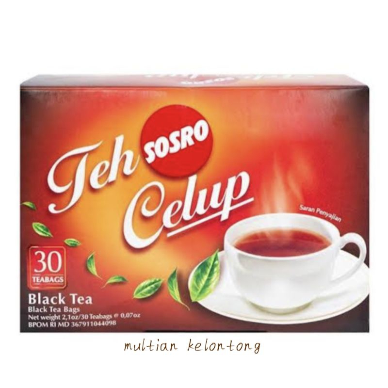 

Teh Celup Sosro Blacktea 30 bag