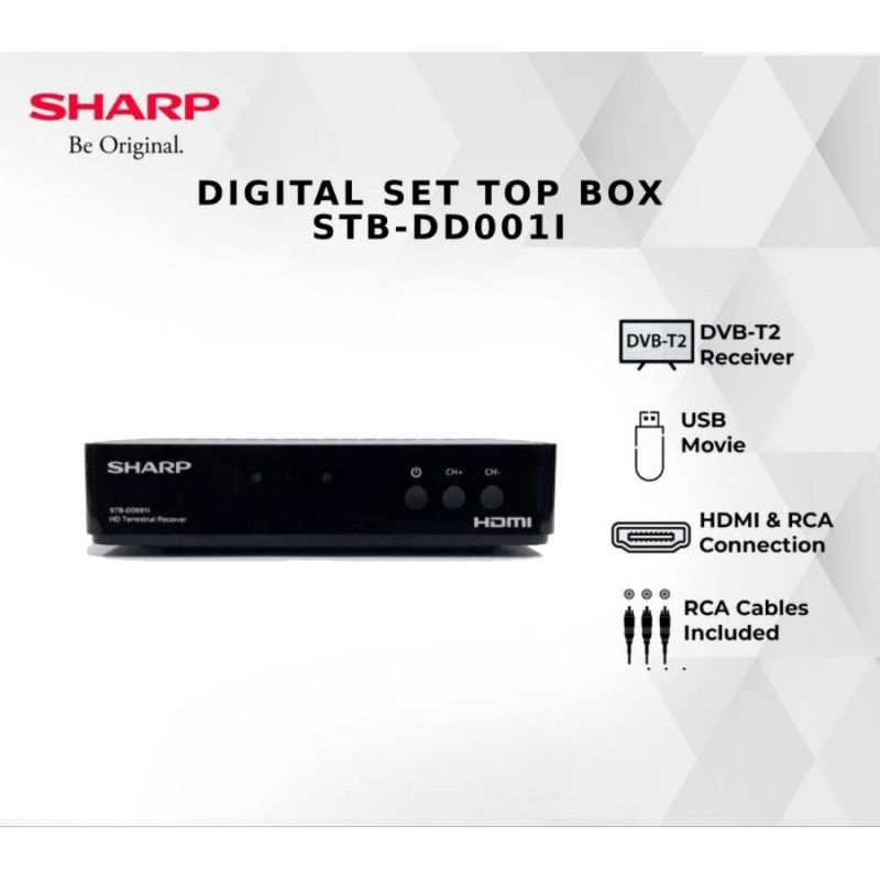 Set Top Box Sharp // TV Digital