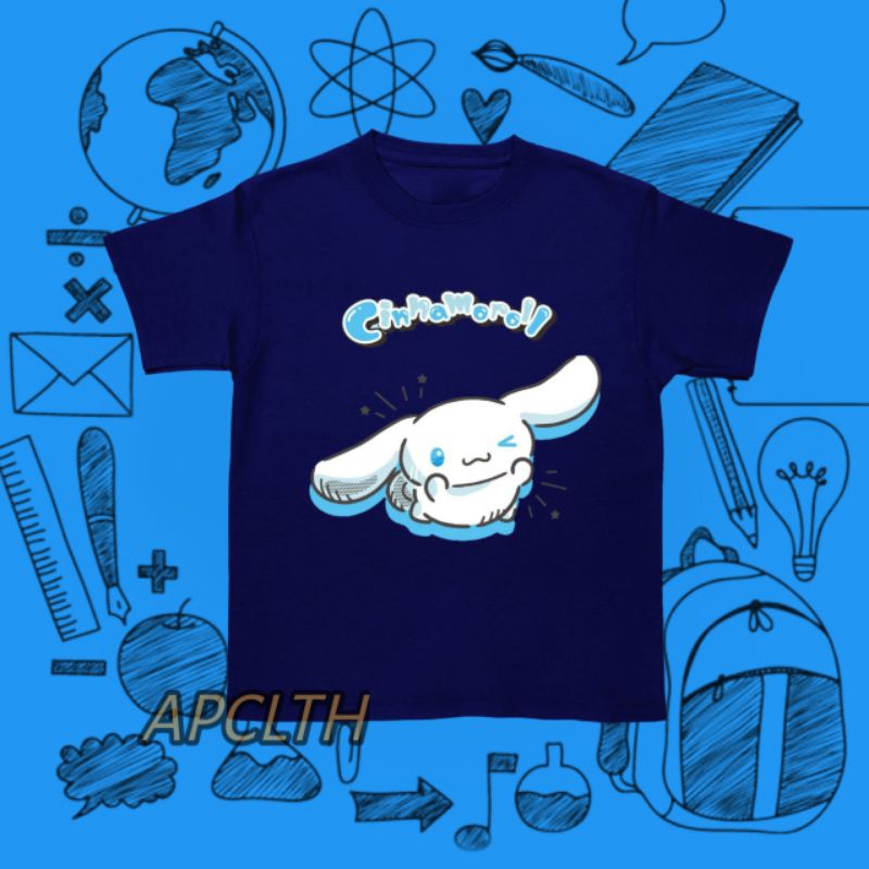 Baju Kaos Anak Cinnamoroll Kaos Baju Cinnamoroll Anak