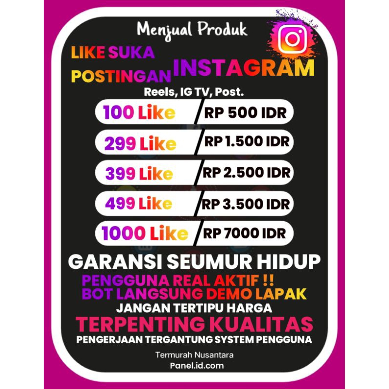 Like lG Post Reels IGE& IGTV (Liker Instagrаm GARANSI)