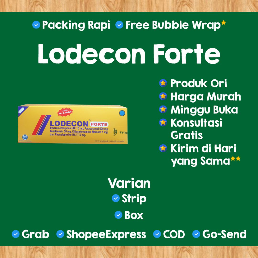 [LODECON FORTE] Lodecon Forte | Locedon Forte Box | Locedon Forte Strip