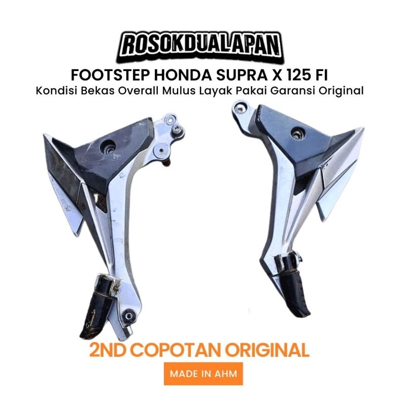 Footstep Postep Gantung Belakang Honda Supra X 125 Fi Second Original