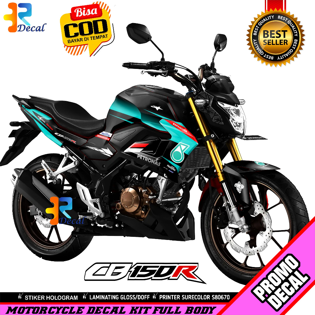 Decal Motor CB 150R 2021 Desain Red Bull Torro Sticker Decal Full Body