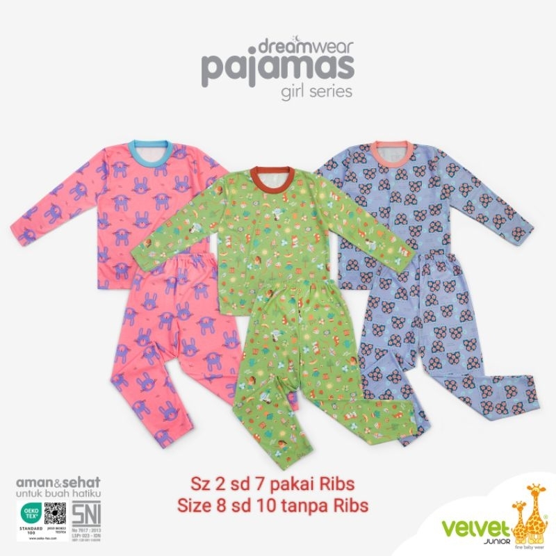 Piyama DW Girl Sz 6-10 SWEET LULLABY