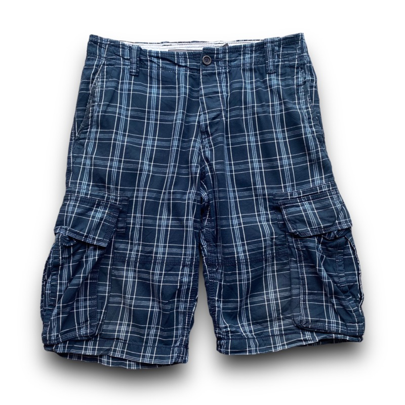 H&M Plaid Cargo short pants