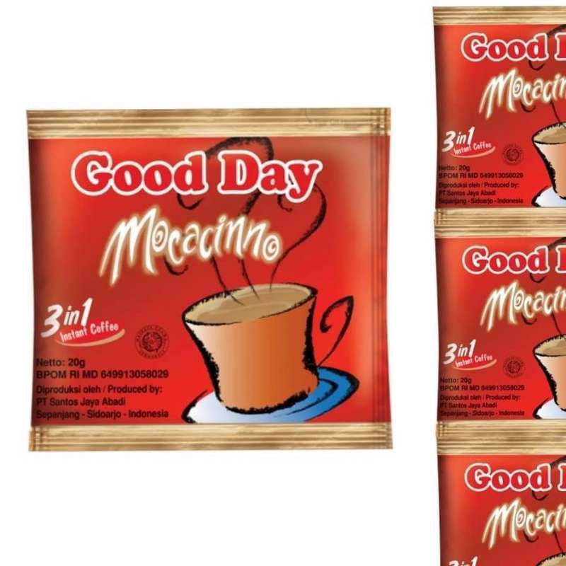 

Good Day Moccacino 1 renceng ( 10 @ 20 gram)