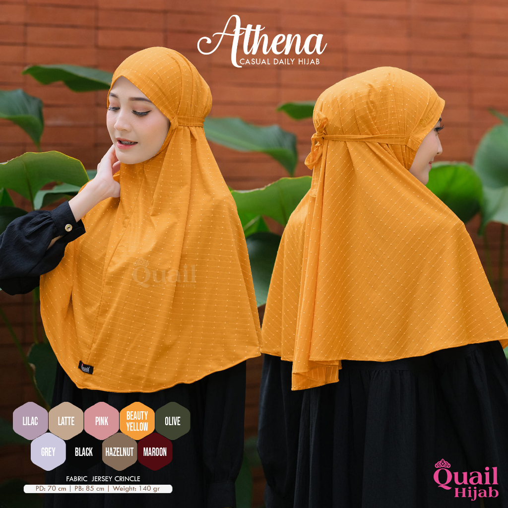 Quail Hijab - ATHENA CASUAL DAILY HIJAB ORI QUAIL