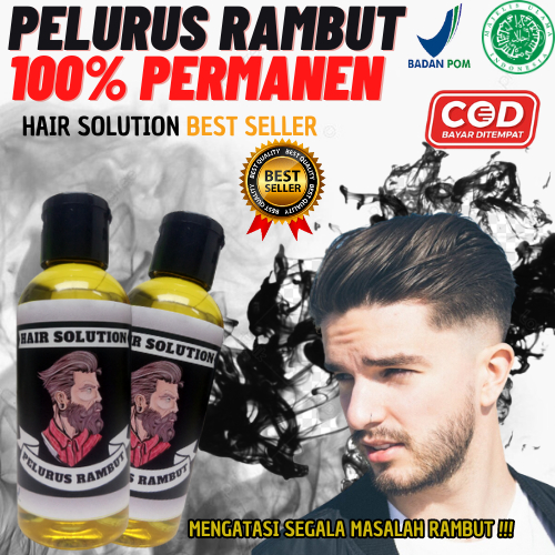 Hair solution original 100% pelurus rambut permanen tanpa catok / Pelurus Rambut 100% Permanen Original Hair Solution / Pelurus Rambut Permanen Pria Hair Solution original