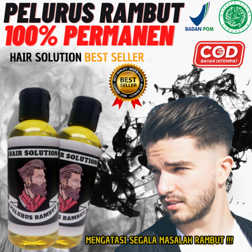 Hair solution original 100% pelurus rambut permanen tanpa catok / Pelurus Rambut 100% Permanen Origi