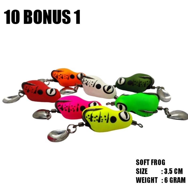SOFT FROG KILLER UMPAN PANCING CASTING GABUS