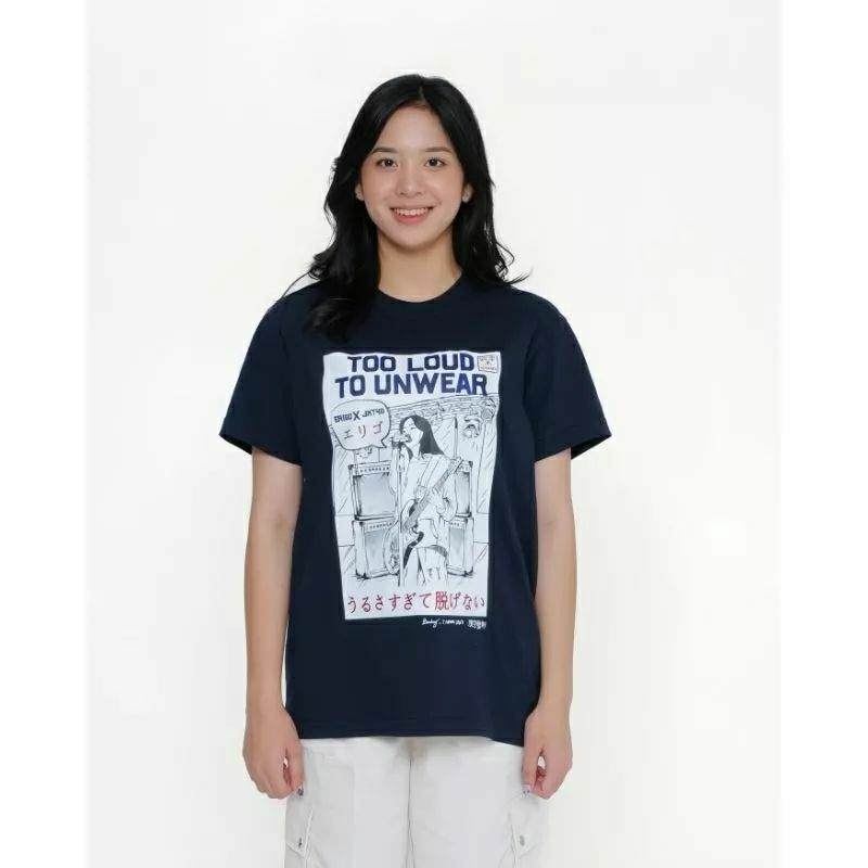 Kaos Unisex JKT48 T- Shirt / Zee JKT48 X Senikanji Navy