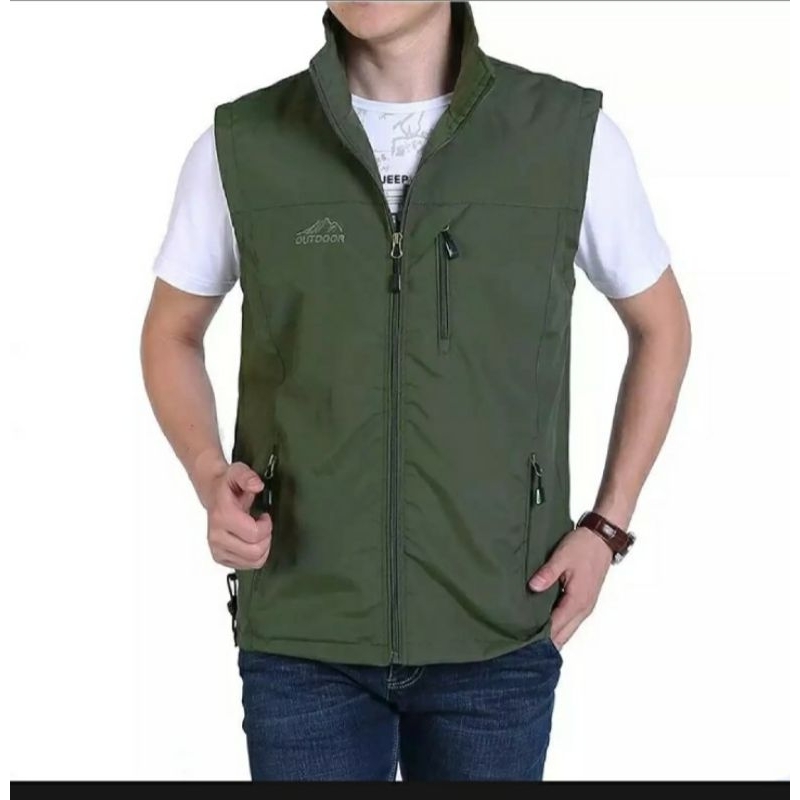 Rompi outdoor/Rompi pria terbaru/Rompi hiking