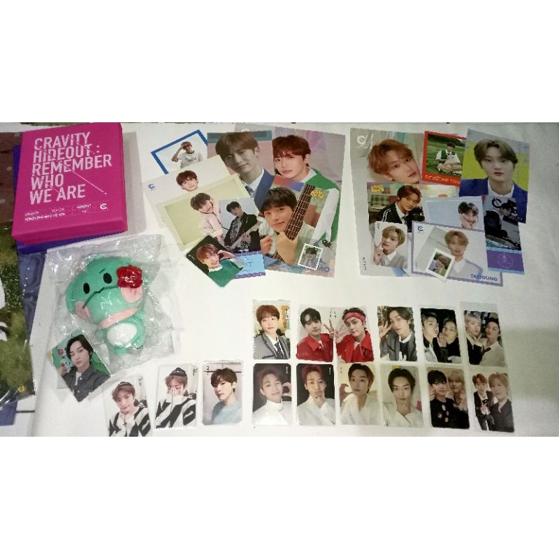 [SALE] All About Cravity, album only pc photocard postcard doll ccrew