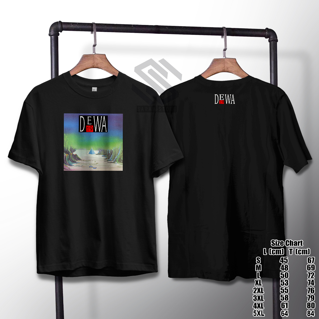 kaos dewa 19 album kangen bahan katun combed / kaos dewa 19 album pertama / kaos dewa 19 album forma