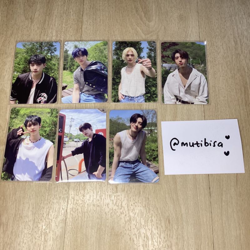 Target Bangchan Leeknow Lino Hyunjin Han Felix Seungmin I.N Jeongin AyenStray Kids Photocard Officia