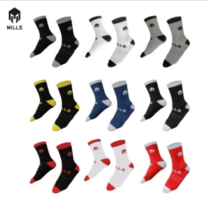 Kaos kaki Mills Kaos Kaki olahraga Quartee Socks A1 2004