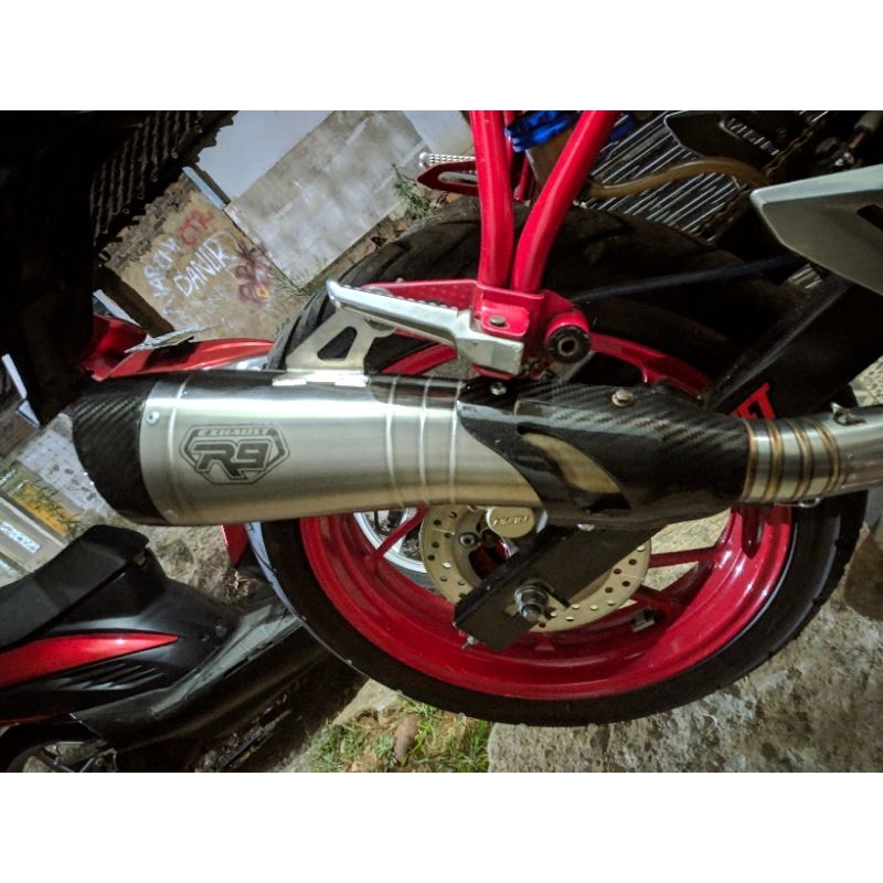 Knalpot R9 H2 Series Cbr 150r Facelift Original