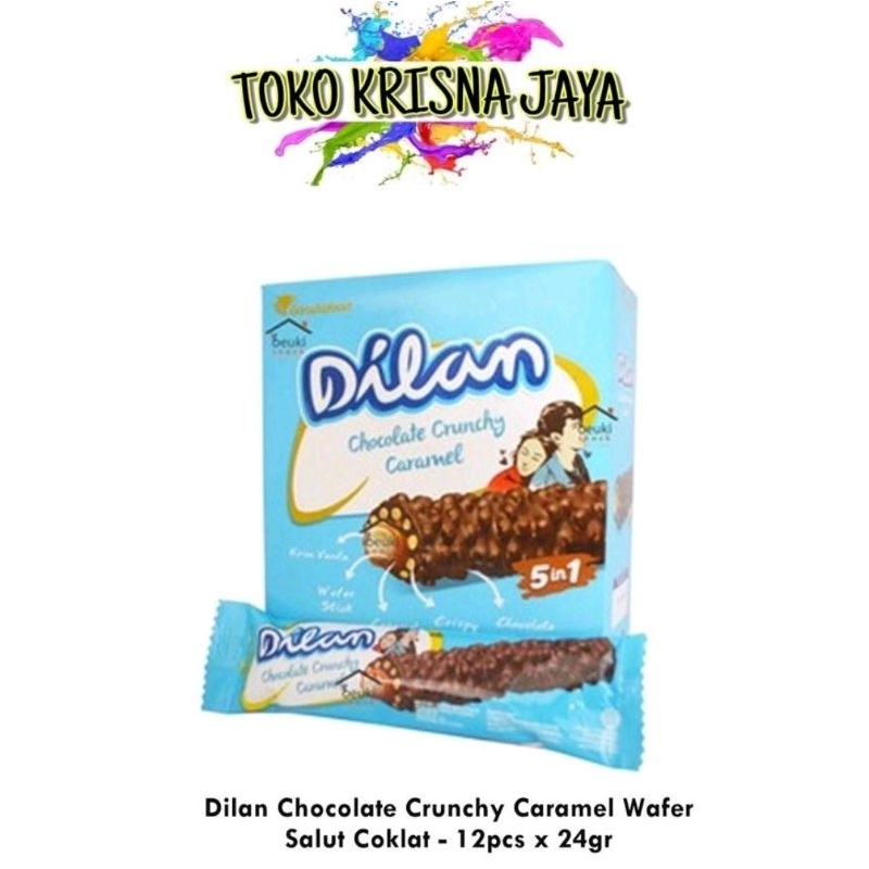 

DILAN CHOCOLATE CRUNCHY CARAMEL 5 IN 1 1 PACK ISI 12 PCS X 23 GR