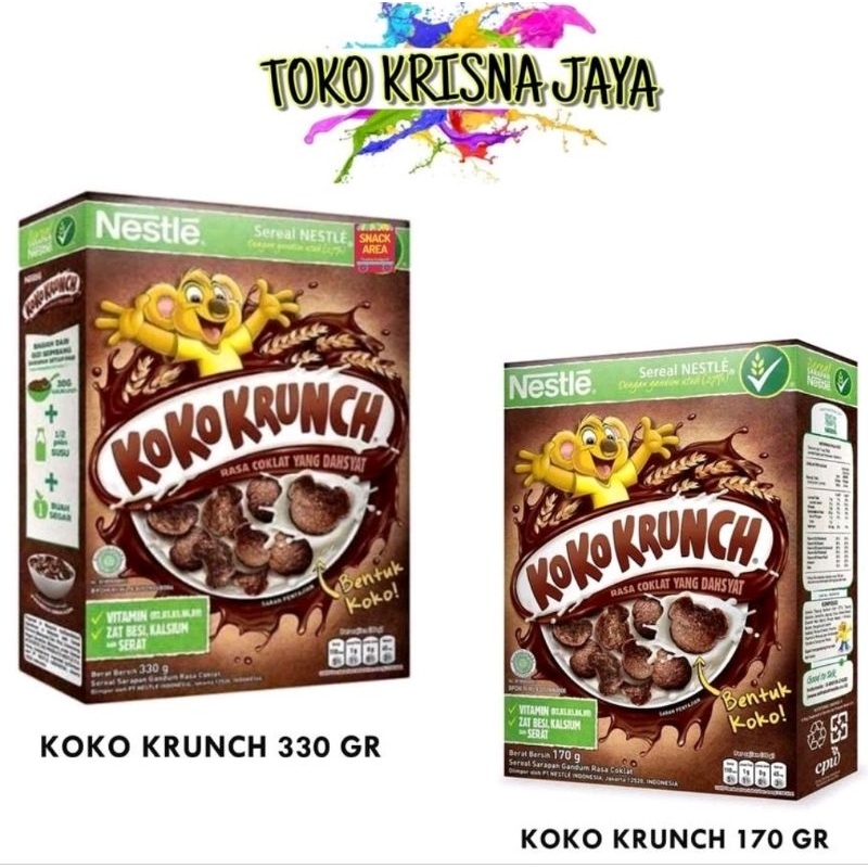 

SEREAL NESTLE KOKO KRUNCH KEMASAN BOX 170 GR