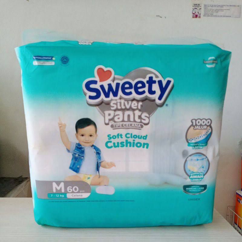 Pampers sweety silver pants M60