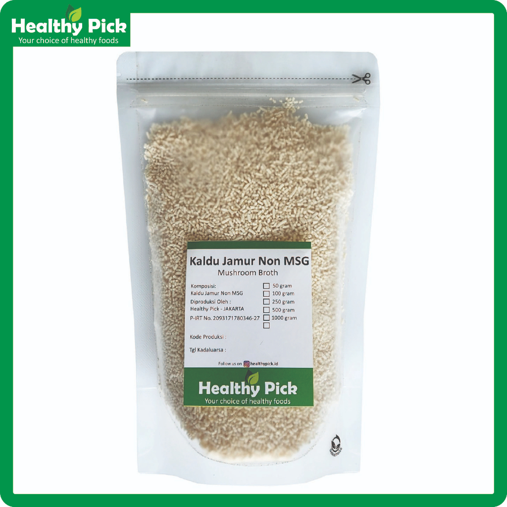 

Kaldu Jamur NON MSG 1Kg/1000gr
