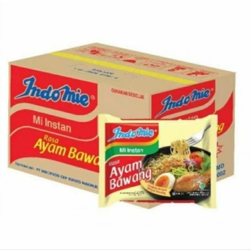 

Mie Instan Indomie Ayam Bawang 69g (1 dus isi 40 bungkus)