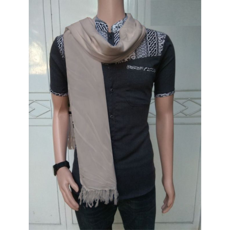 Sorban pria Polos Coklat Rida solo Surban Habib Rayon Exclusive