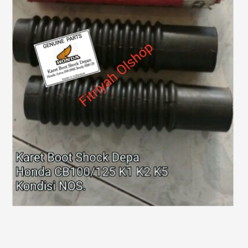 Karet Slongsong Shock Depan Honda CB100 CB 125 K1 K2 K5 Karet Fork depan Honda CB Kondisi NOS