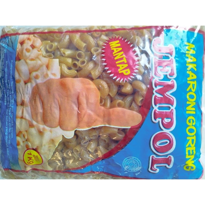 

makaroni cap jempol 1kg/siap digoreng ataupun direbus