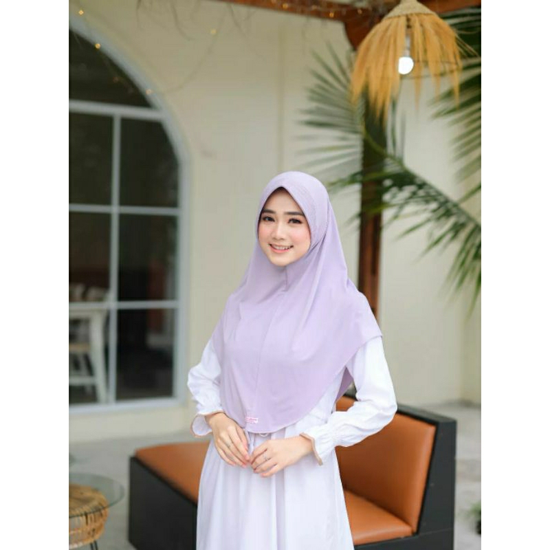 Jilbab Instan Bergo Jersey Super Tanpa Tali