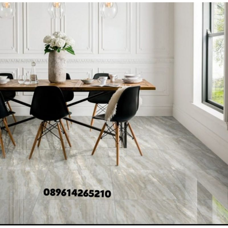 Granit/Lantai Artik grey/indogres 80x80