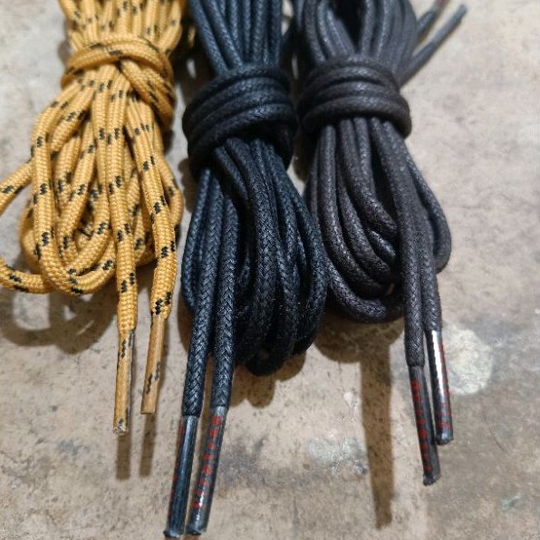 tali sepatu boots high 150 cm / tali sepatu gunung 150 cm / tali sepatu bulat motif