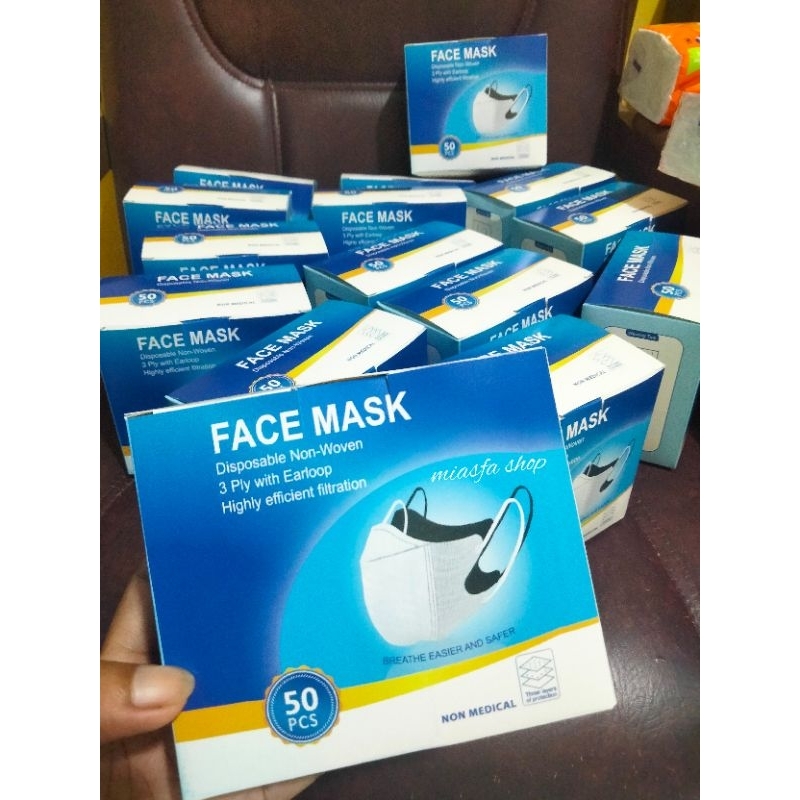 Masker Duckbill 3 Ply / 1 Kotak Isi 50 Pcs