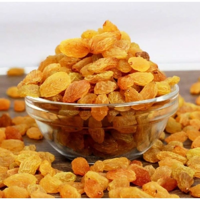 

Kismis Golden Raisine 1 kg / kismis asem manis / Kismis Kuning