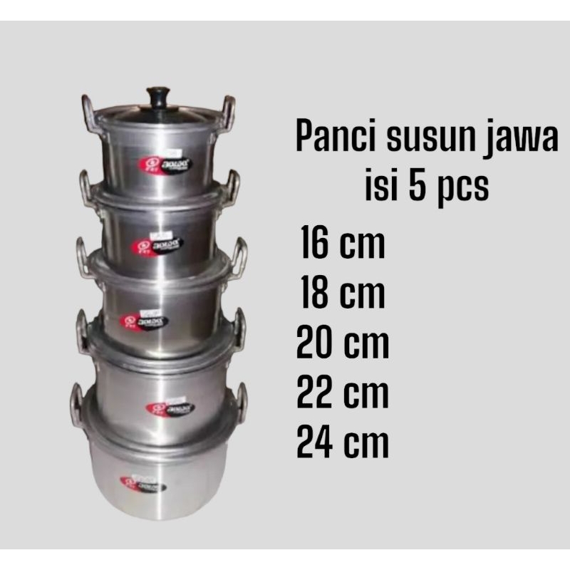 Panci Susun Jawa 5 Susun