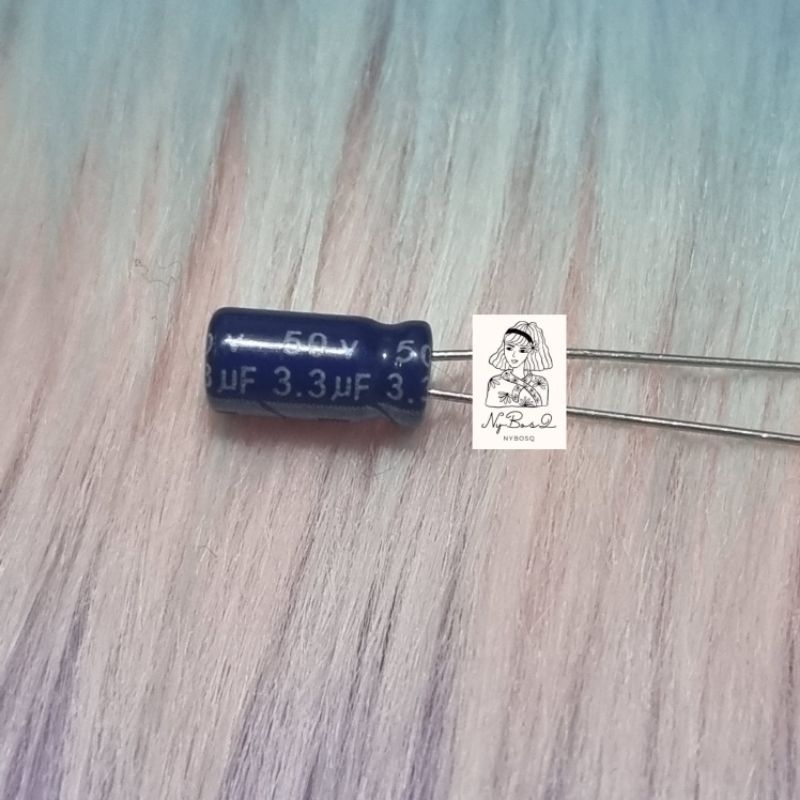 ELCO 3.3UF 50V ELKO 3.3UF 50V KAPASITOR