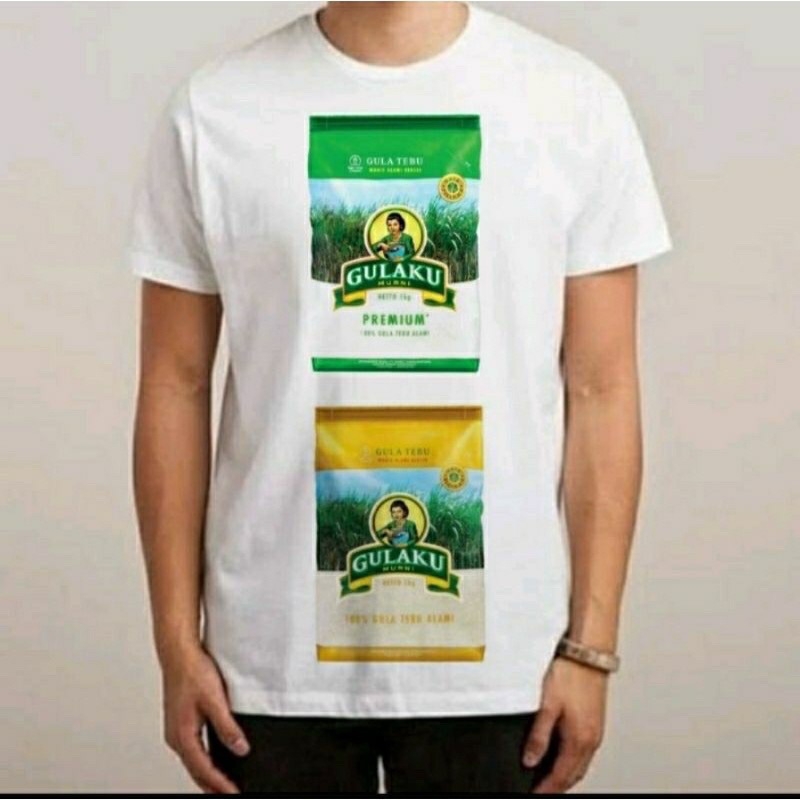 

desain printing kaos Gul*ku hijau&kuning