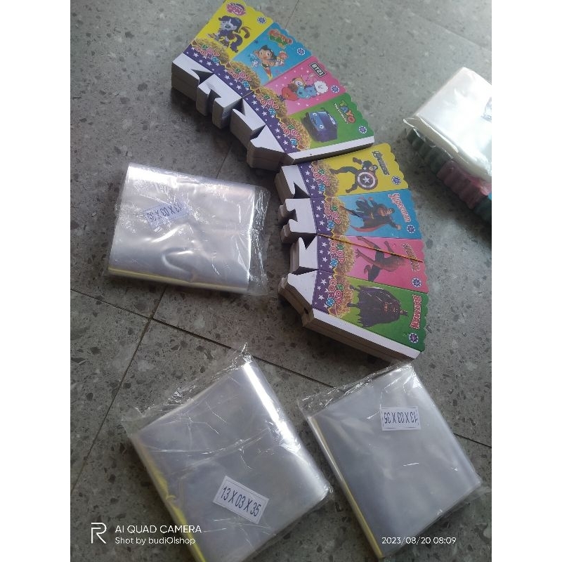 

kertas pop corn ukuran 6x12+palstik pop corn