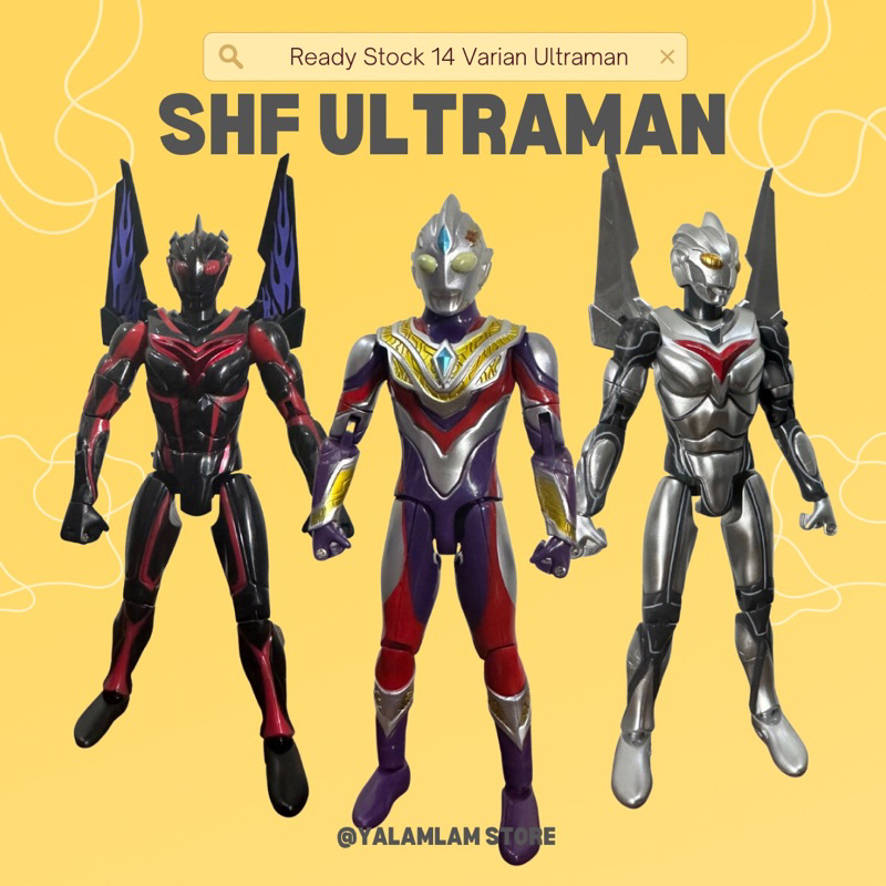 Ultraman Trigger Multi SHF Ultra Action Figure Ultraman Z Delta Guts Spark Circle Arms Alpha Ginga V