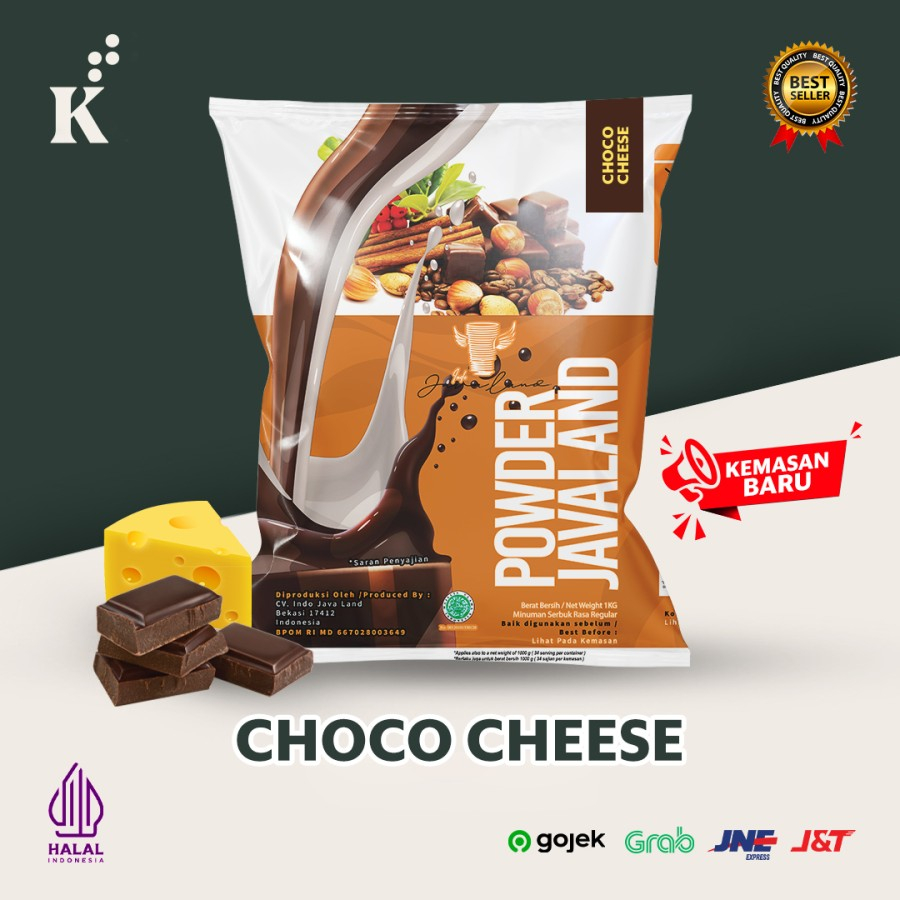 

Javaland Bubuk Minuman Rasa Choco Cheese / Keju 1Kg - Regular Plain | Bubble Powder Drink Boba