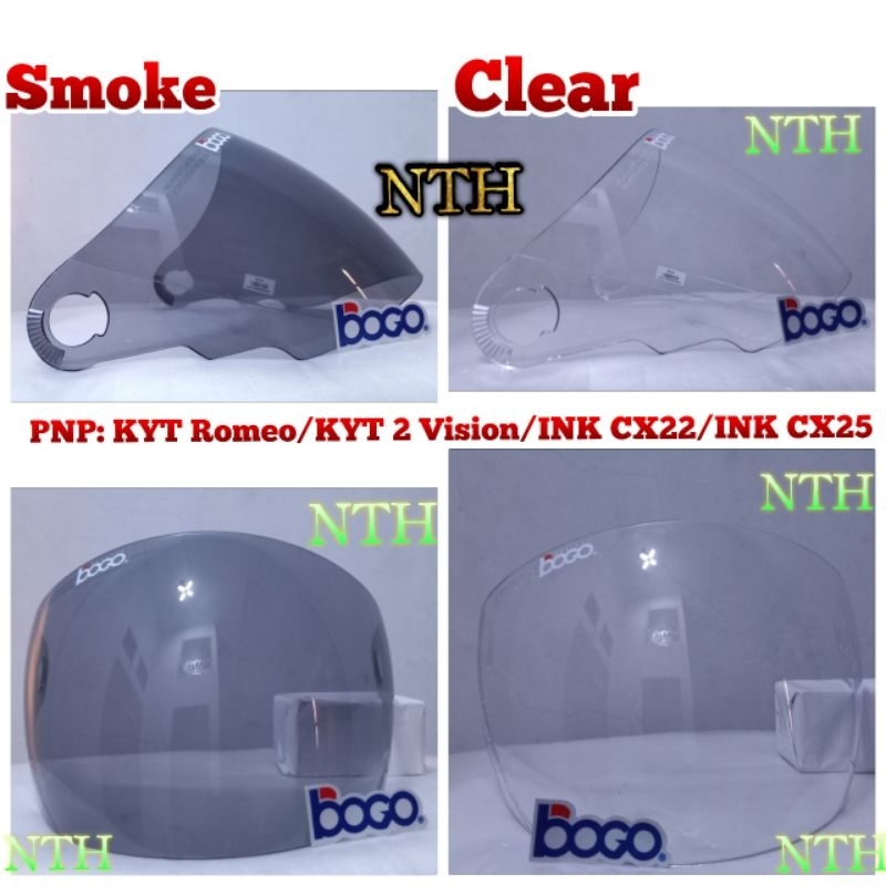 Kaca Bogo M38 untuk Helm KYT Romeo