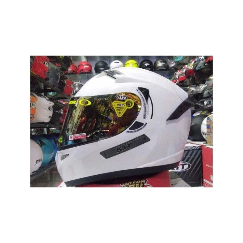 HELM KYT K2 RIDER PUTIH PAKET GANTENG