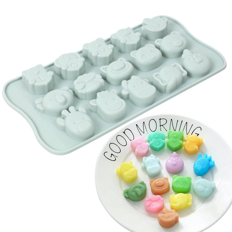 Cetakan Puding Silikon karakter