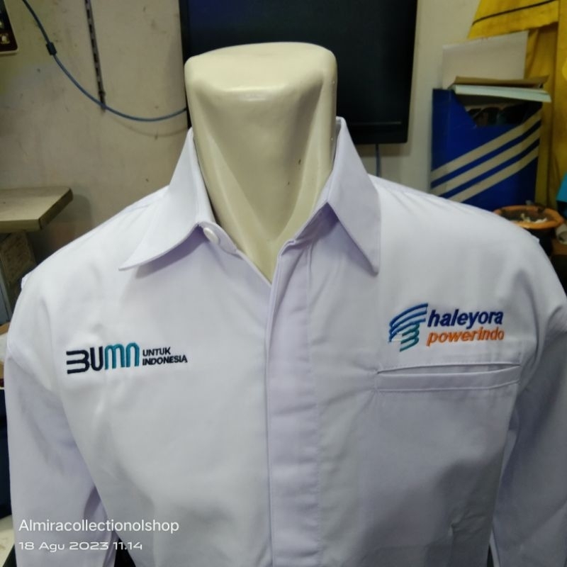 kemeja HALEYORA POWERINDO