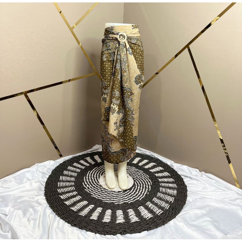 RB Rok lilit motif batik//Rok lilit wrap skirt batik//rok batik tali