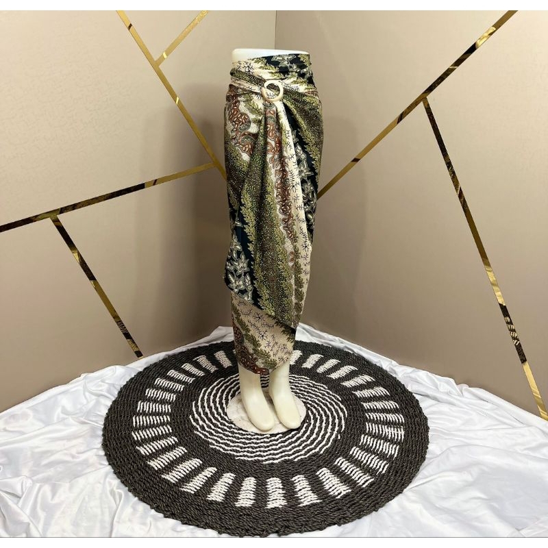 Rok lilit motif batik//Rok lilit wrap skirt batik//rok batik tali