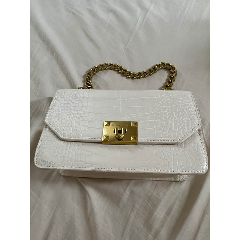 Charles and Keith Croco Bag