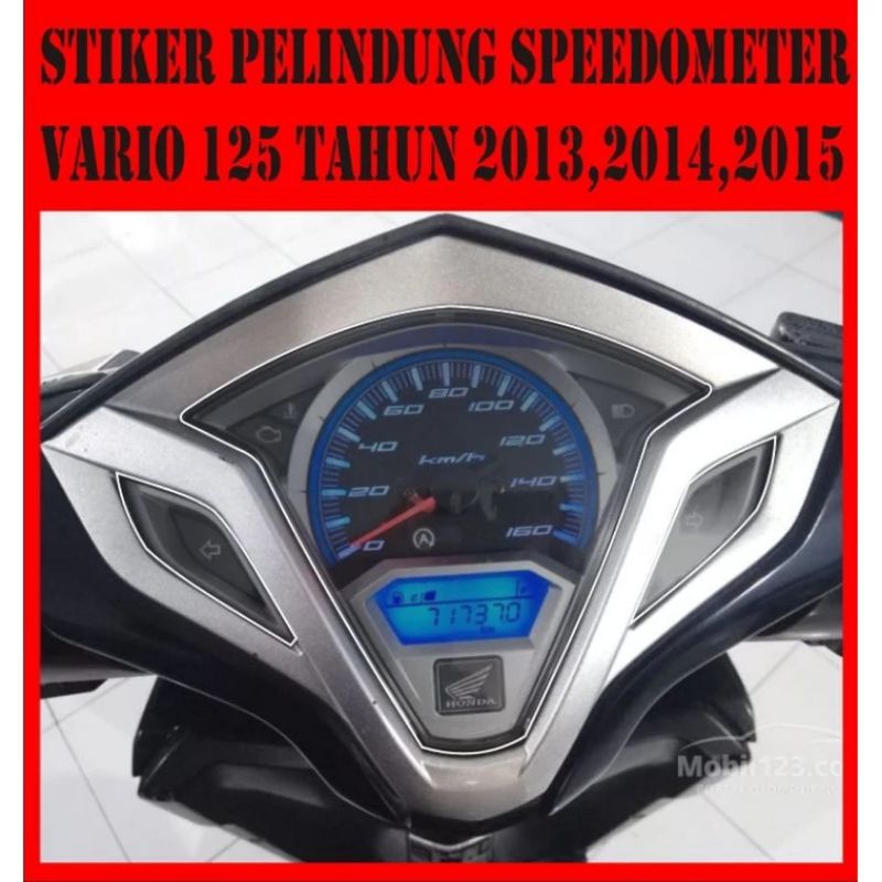 STICKER CUTTING STIKER PELINDUNG SPIDOMETER VARIO 125 TAHUN 2013-2015