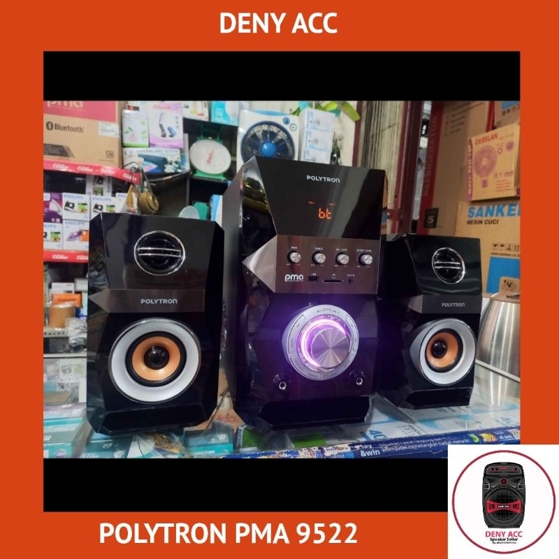 SPEAKER BLUETOOTH KARAOKE PMA 9522 POLYTRON