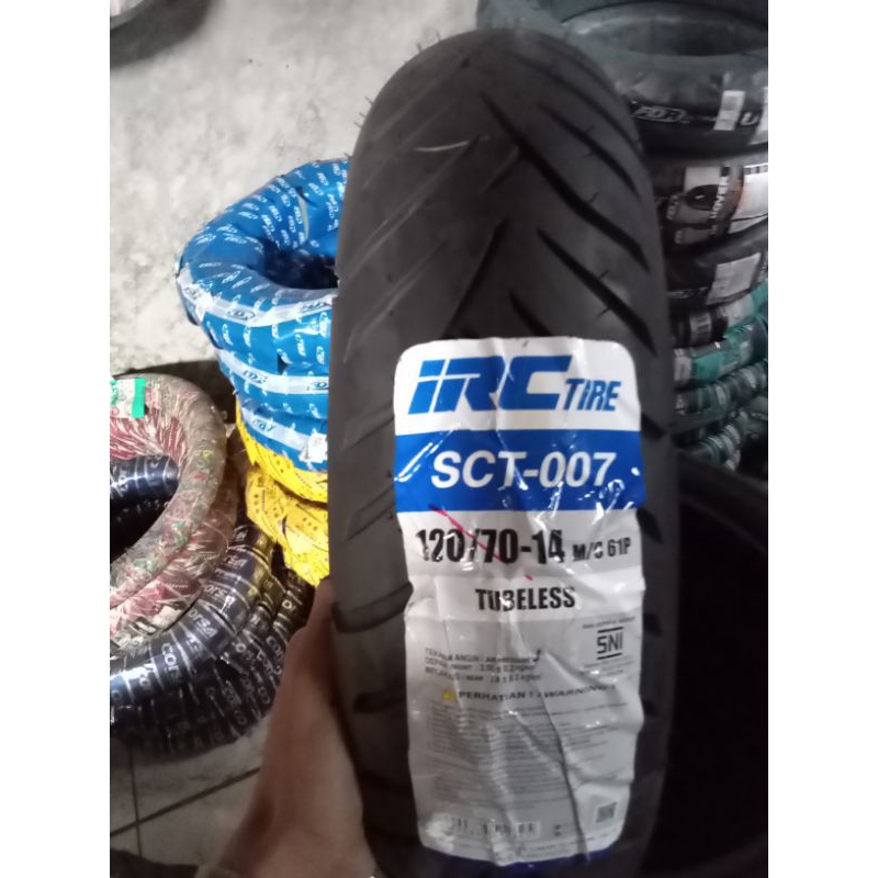 ban luar 120/70- 14 IRC tublesss